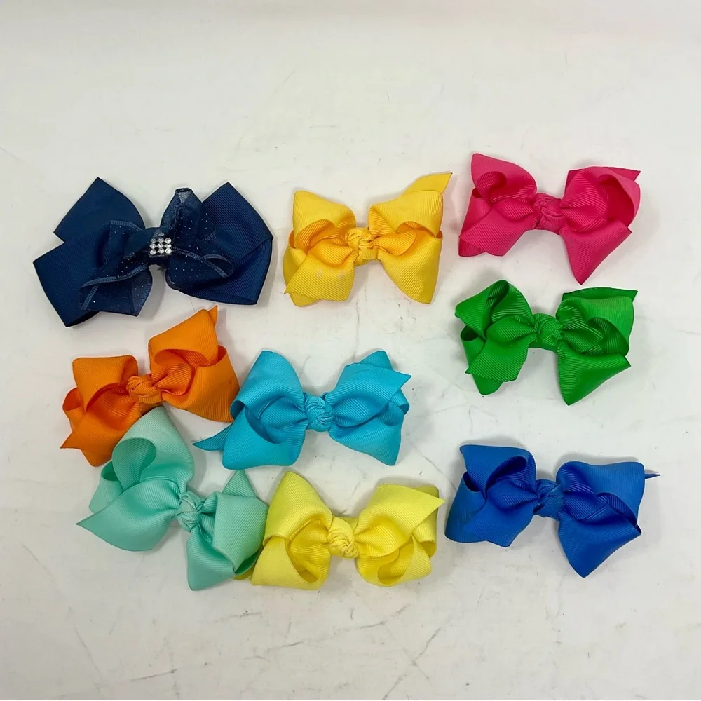 Colorful Hair Bow Set